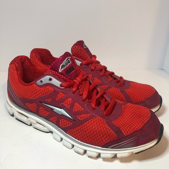 Avia Red Cross Trainers. Red Mesh. Woman’s Size 9. - Picture 5 of 8